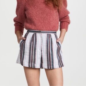 IRO | Tolie Mixed Pink Stripe Shorts | 36 = US 4 New with Tags